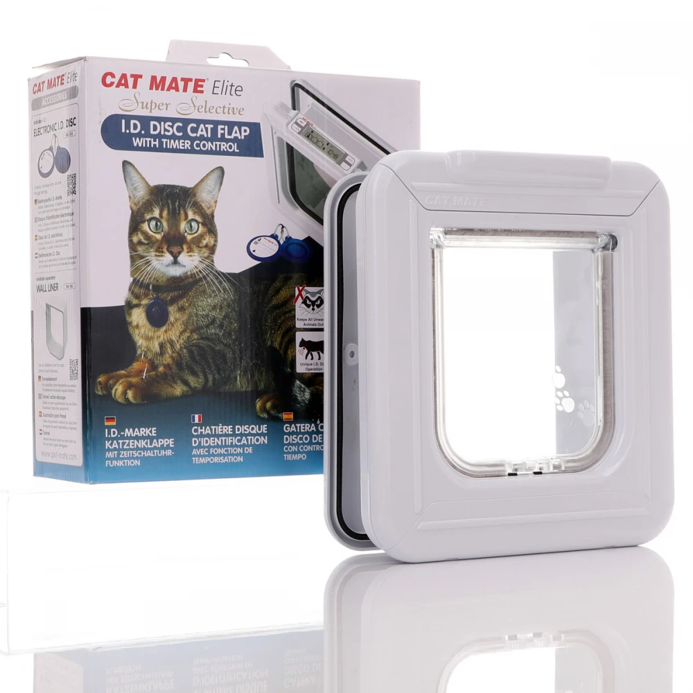 Cat Mate Elite Super Selective Cat Flap - White - 305