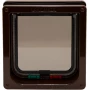 Cat Mate 4-Way-Locking Cat Flap with Door Liner to 50mm (2 inches) – Brown - 235B