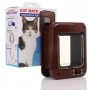 Closer Pets - Cat Mate Microchip Cat Flap - Brown - 360B
