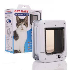Closer Pets - Cat Mate Microchip Cat Flap - White - 360W