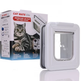 Cat Mate Elite Microchip Cat Flap with Timer Control (Model 355W)