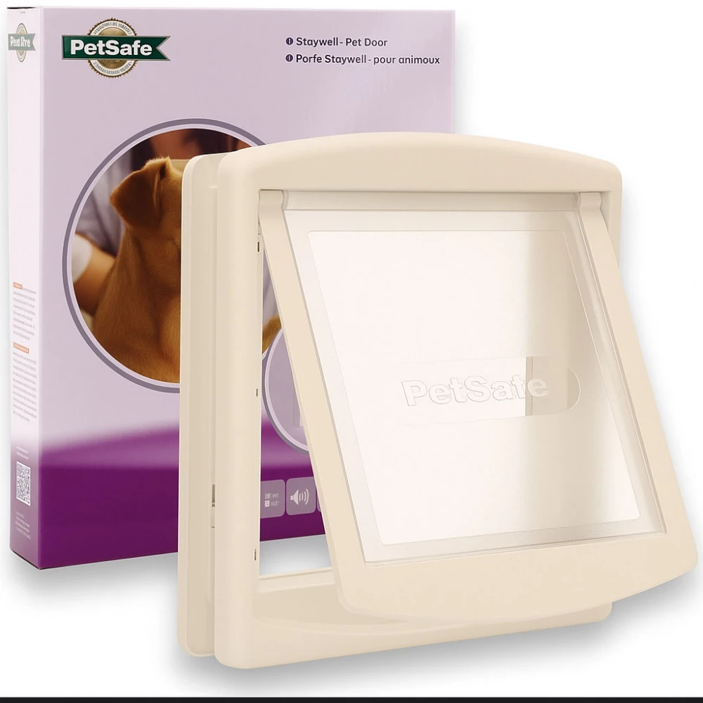 PetSafe - Staywell - Medium Dog Door - Cream