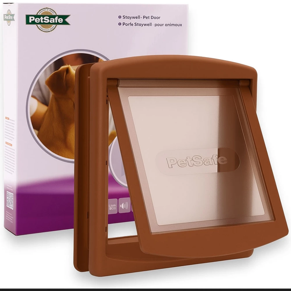PetSafe - Staywell - Medium Dog Door - Caramel Oak