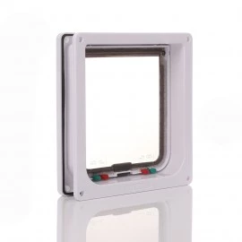 Closer Pets - Dog Mate - Lockable Dog Door - White  - 221