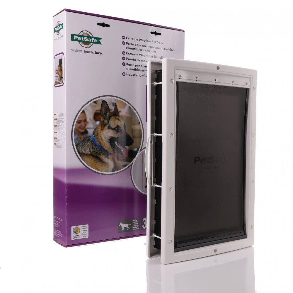 Large - PetSafe Plastic Extreme Weather Energy Efficient, White