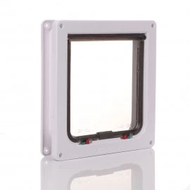 Closer Pets - Dog Mate - Lockable Dog Door - White  - 221