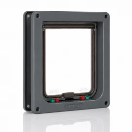 Cat Mate Large Cat Flap – 4-Way Lock, Grey | Secure & Weatherproof 221G