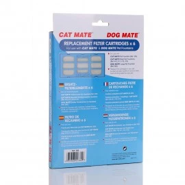 (x 6) Filters Petmate Water Fountain Replacement Filter Cartridge 
