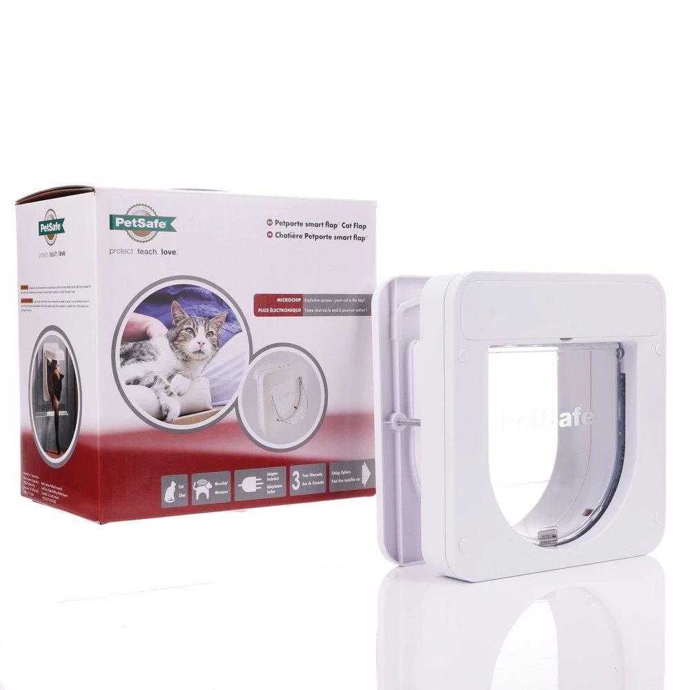 PetPorte Smart Flap - Microchip  - White