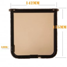 Cat Mate 360 White or Brown Spare Flap - Replacement transparent flap smoked
