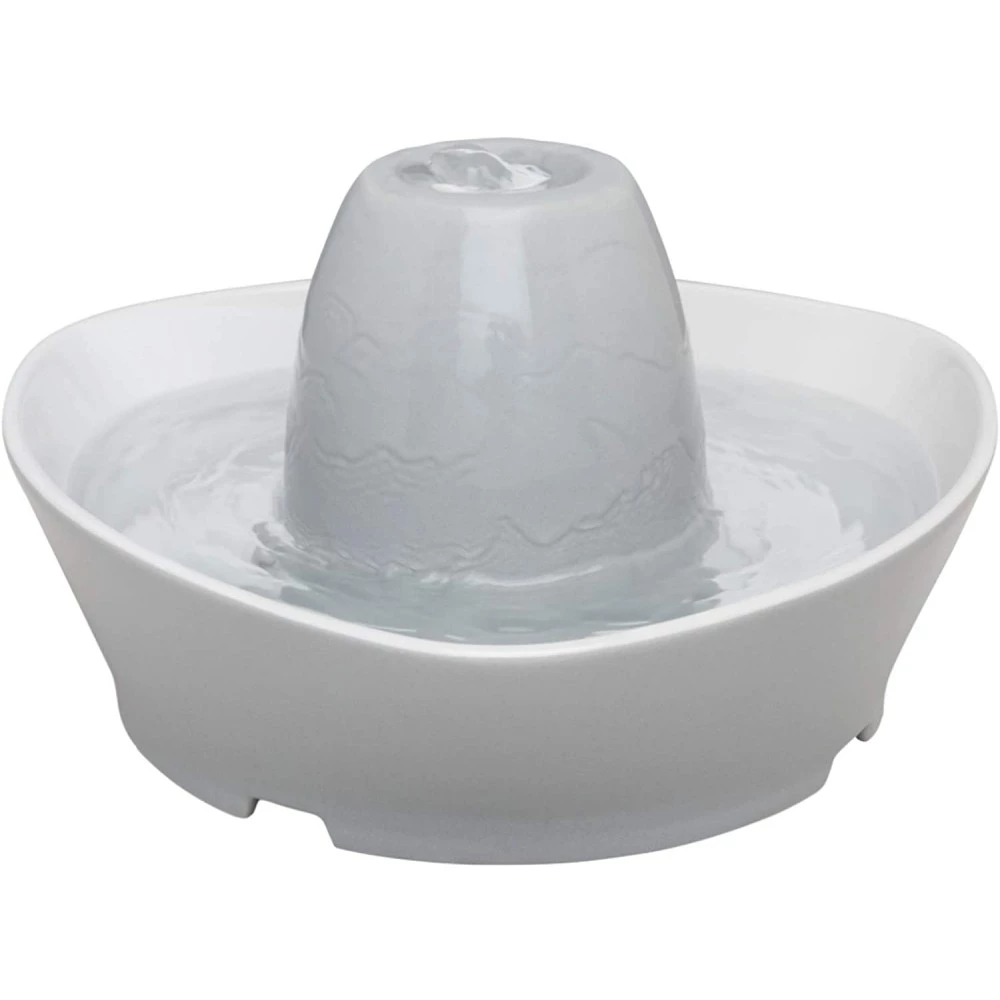 PetSafe Streamside Ceramic Pet Fountain, 1.8-litre water capacity, whisper-quiet design