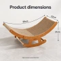 Cat Rocking Scratcher Lounger – Brown