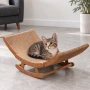 Cat Rocking Scratcher Lounger – Brown