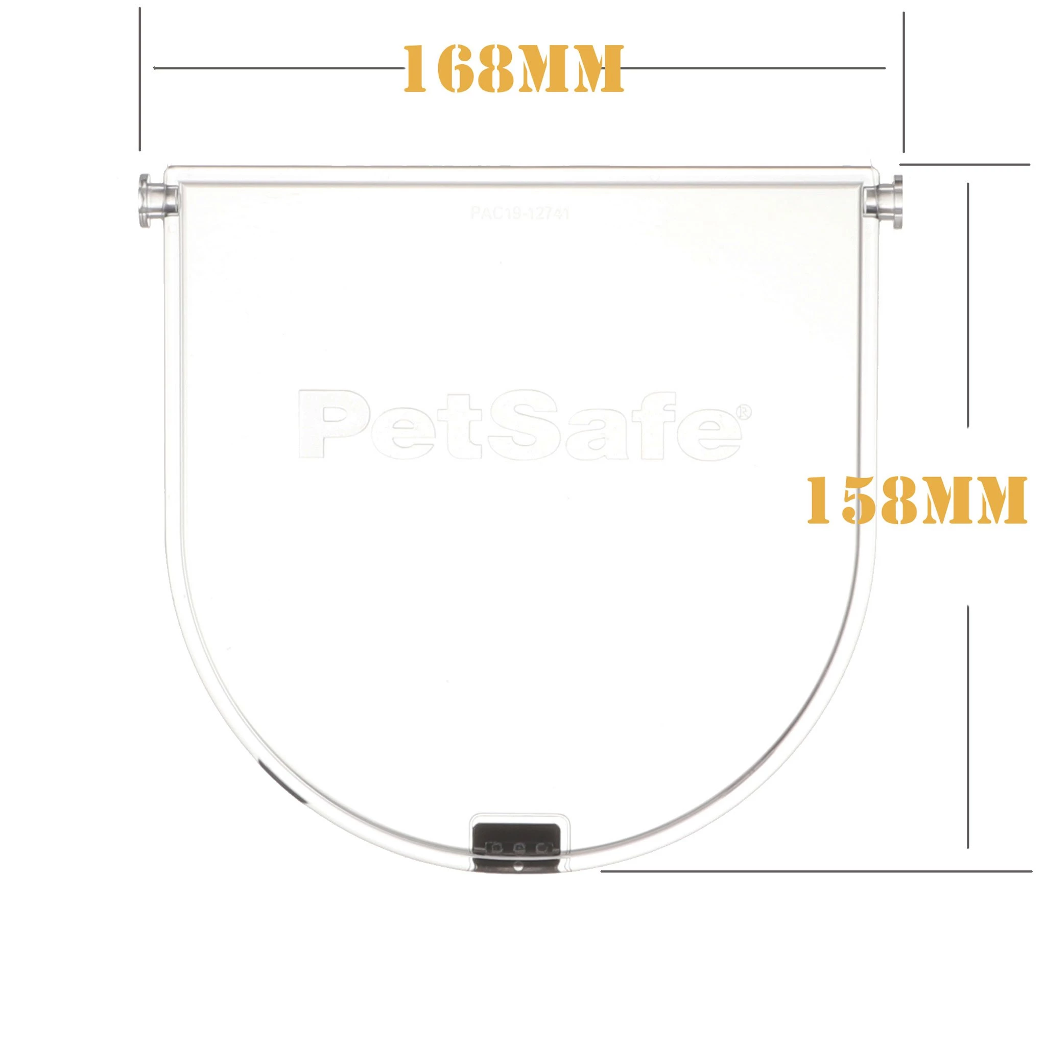 PetPorte Smart Flap replacement flap 157mm x 157mm for 100EF microchip cat flap