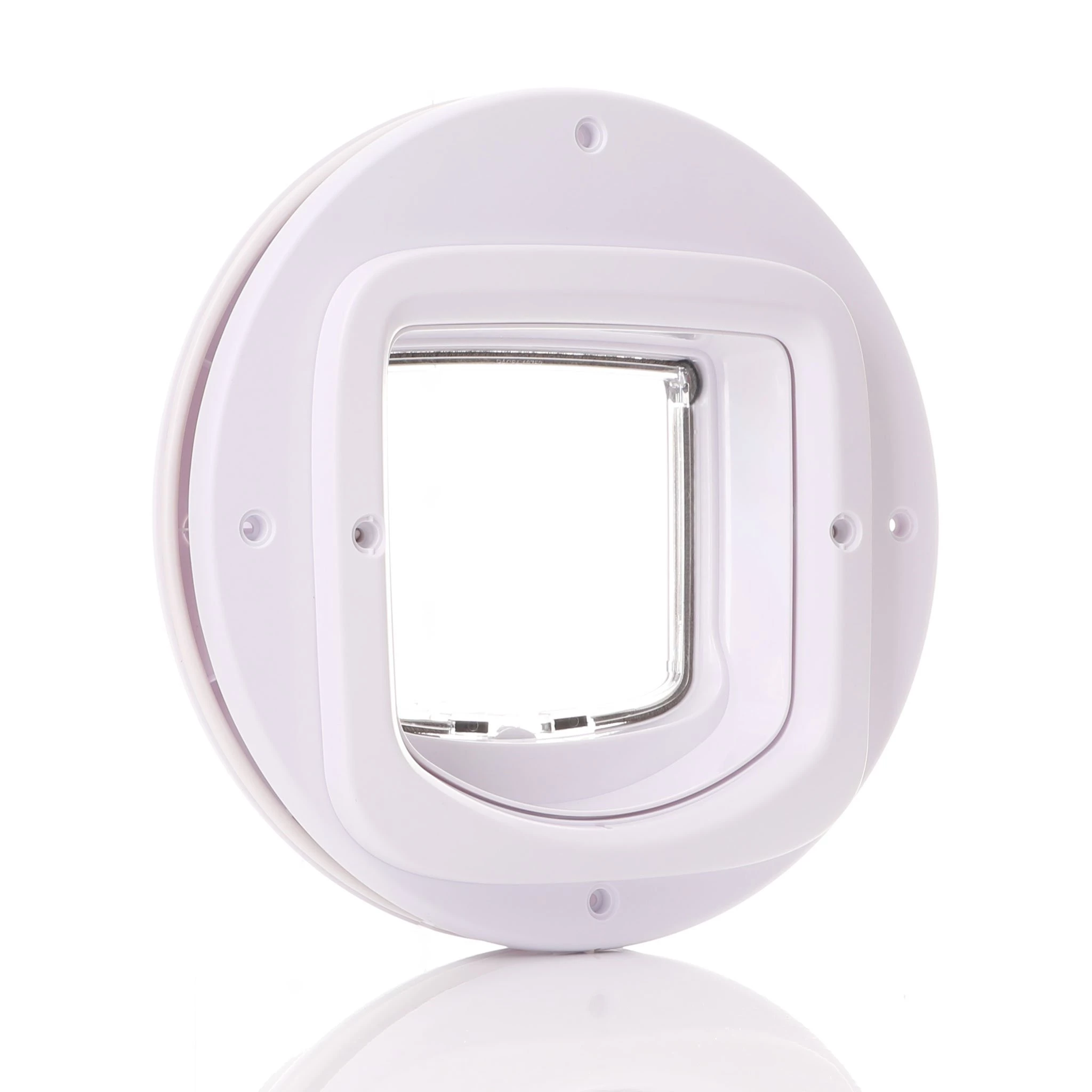 PetSafe cat flap installed into glass door external view