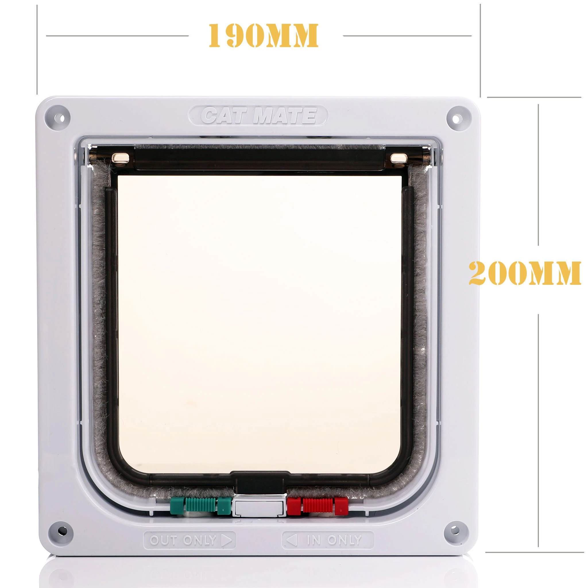 Cat Mate 309 cat flap dimensions and cut-out size