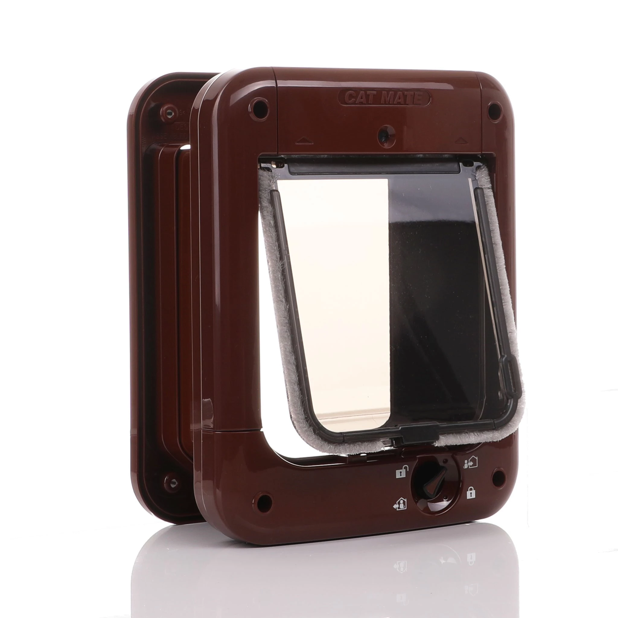 Cat Mate 360B Brown Microchip Cat Flap Cat Mate 360B Brown Microchip Cat Flap
