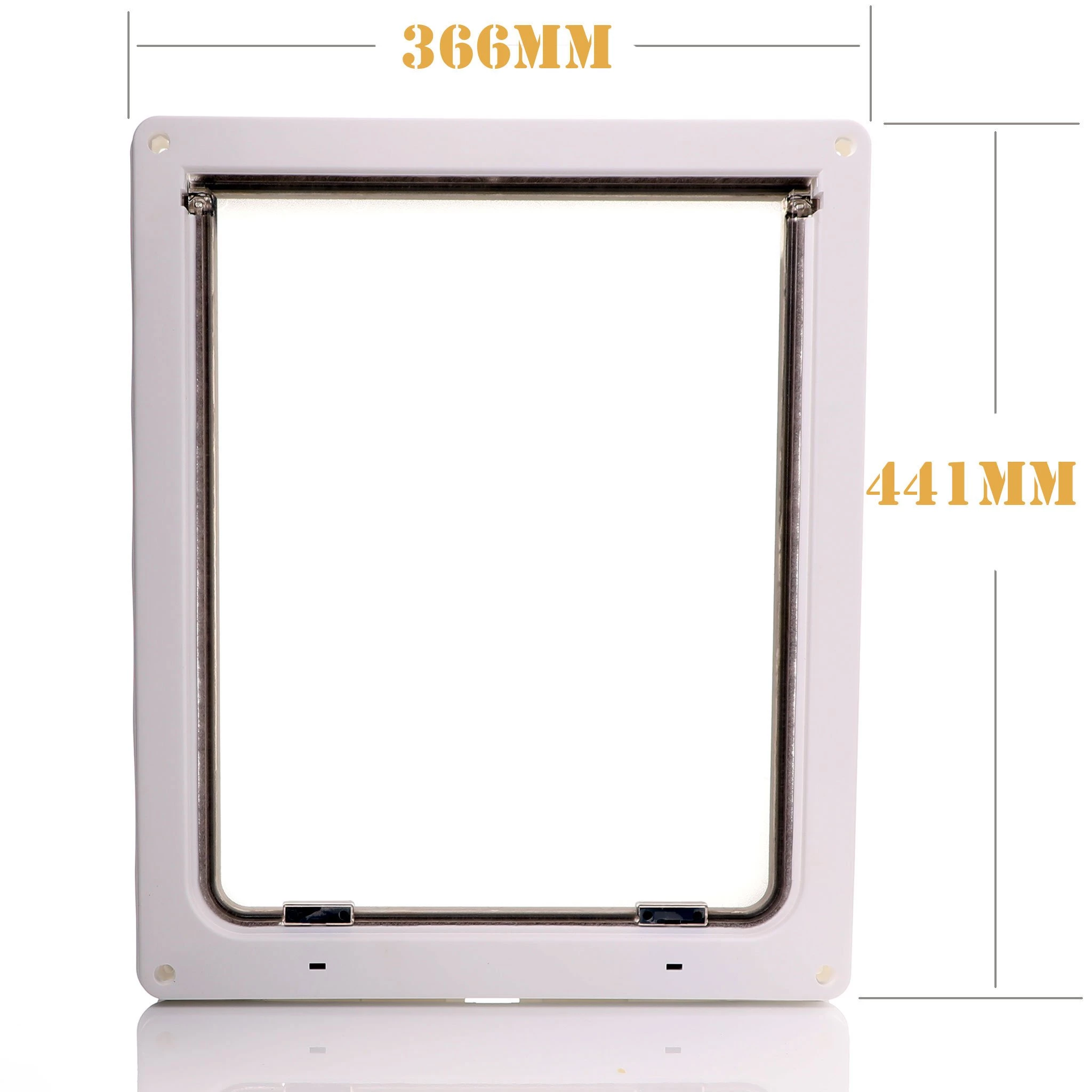 Dog Mate 216 Size and Installation Dimensions Dog Mate 216 large dog door dimensions and cut out sizes