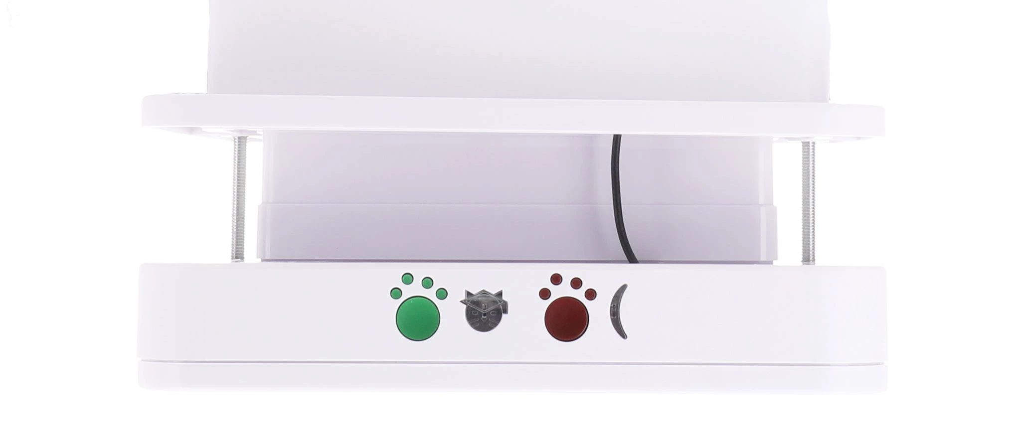 PetPorte Smart Flap control panel and programming buttons