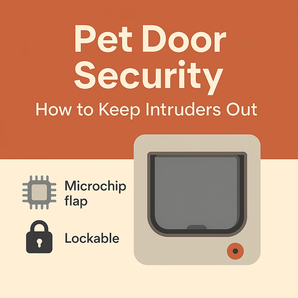 Pet Door Security: How to Keep Intruders Out While Letting Your Pet In