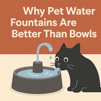 Why Pet Water Fountains Are Better Than Bowls (And Why It Matters)