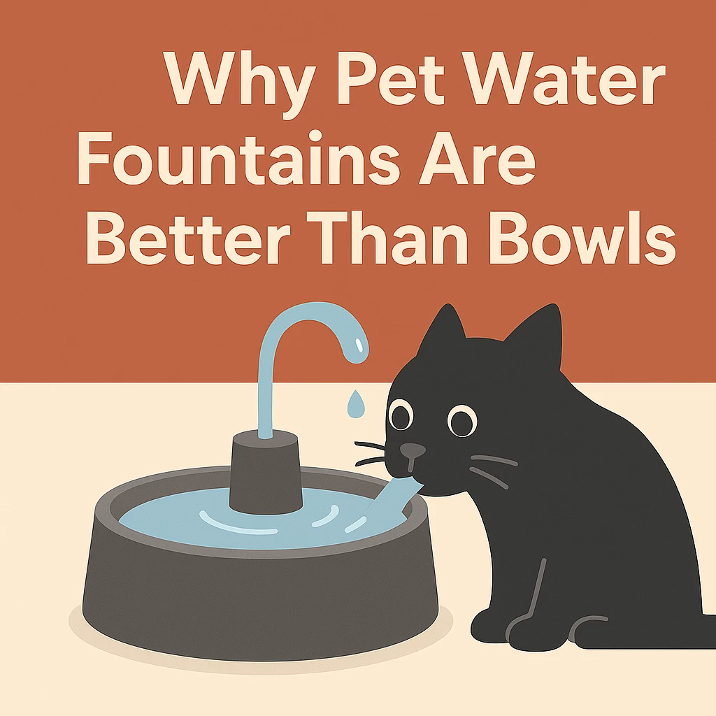 Why Pet Water Fountains Are Better Than Bowls (And Why It Matters)