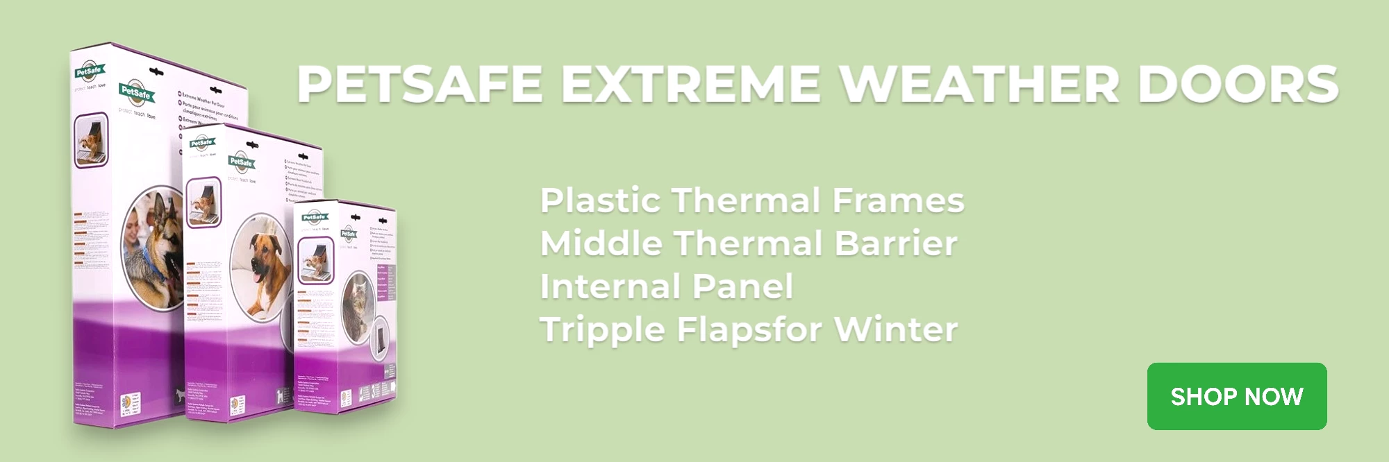 PetSafe Extreme Weather insulated dog doors
