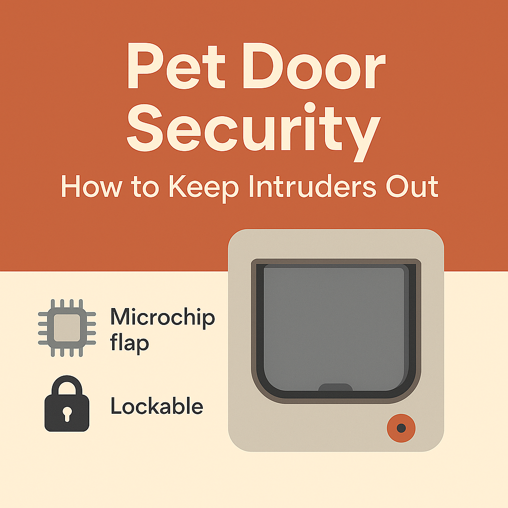 Pet Door Security: How to Keep Intruders Out While Letting Your Pet In