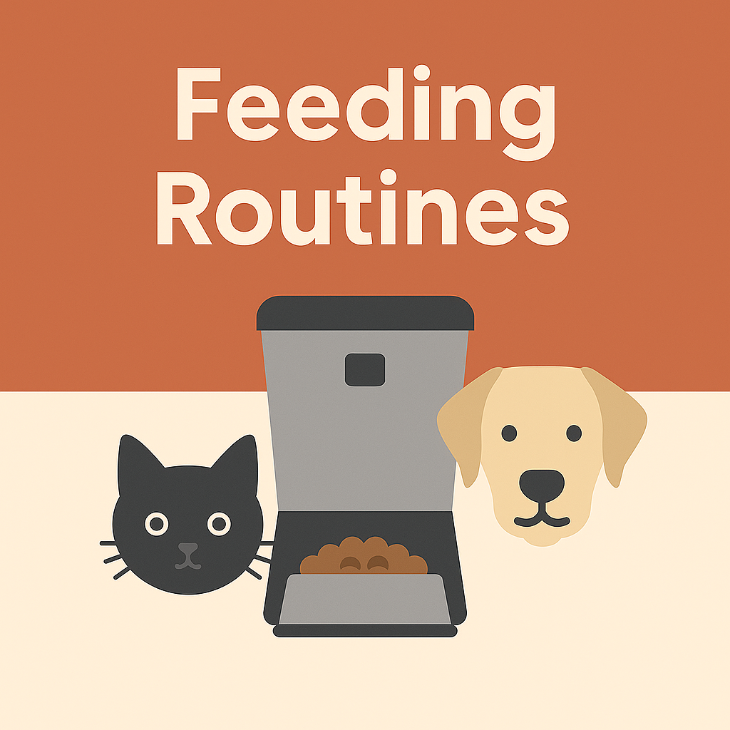 Feeding Routines for Happy Cats and Dogs (with Timed Feeder Tips)
