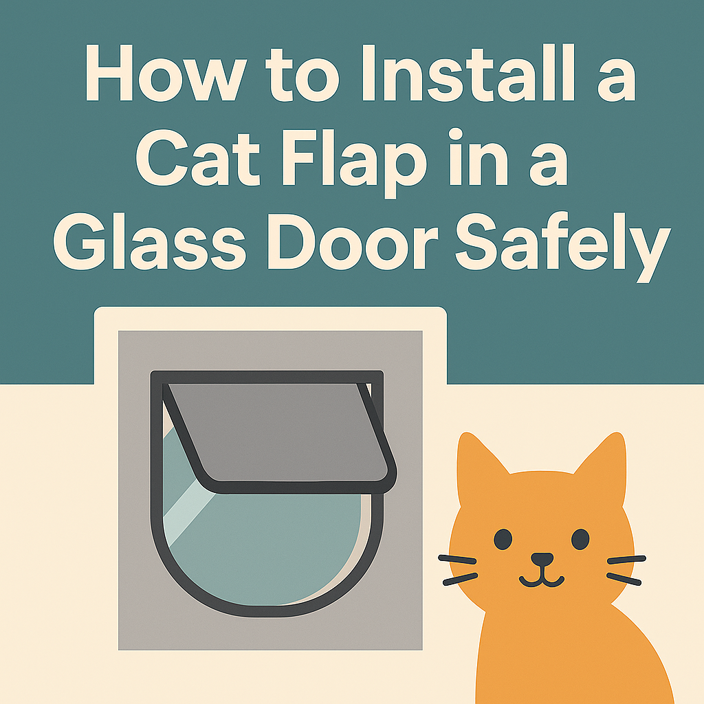 How to Install a Cat Flap in a Glass Door or Panel Safely
