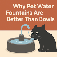 Why Pet Water Fountains Are Better Than Bowls (And Why It Matters)