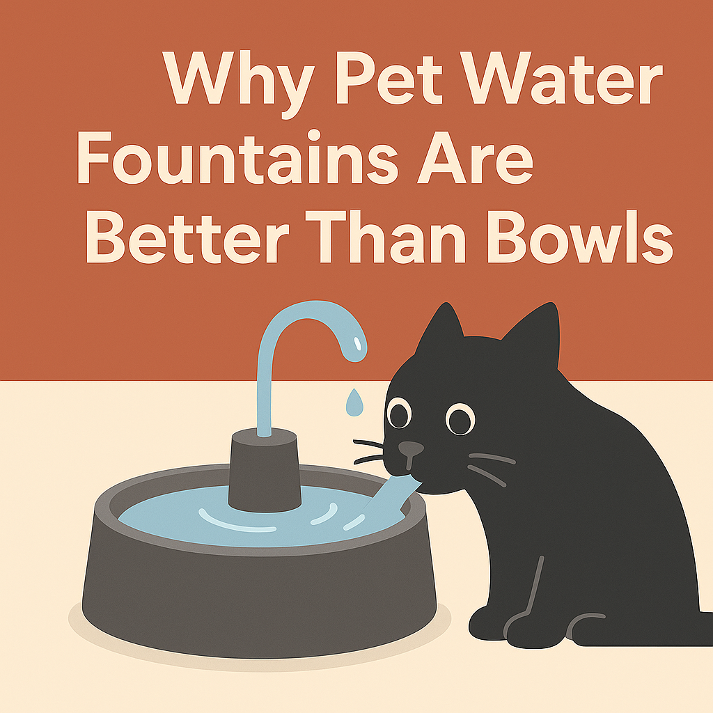 Why Pet Water Fountains Are Better Than Bowls (And Why It Matters)